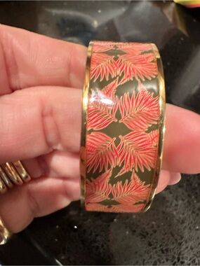 Bangle-up French enamel bangle bracelet